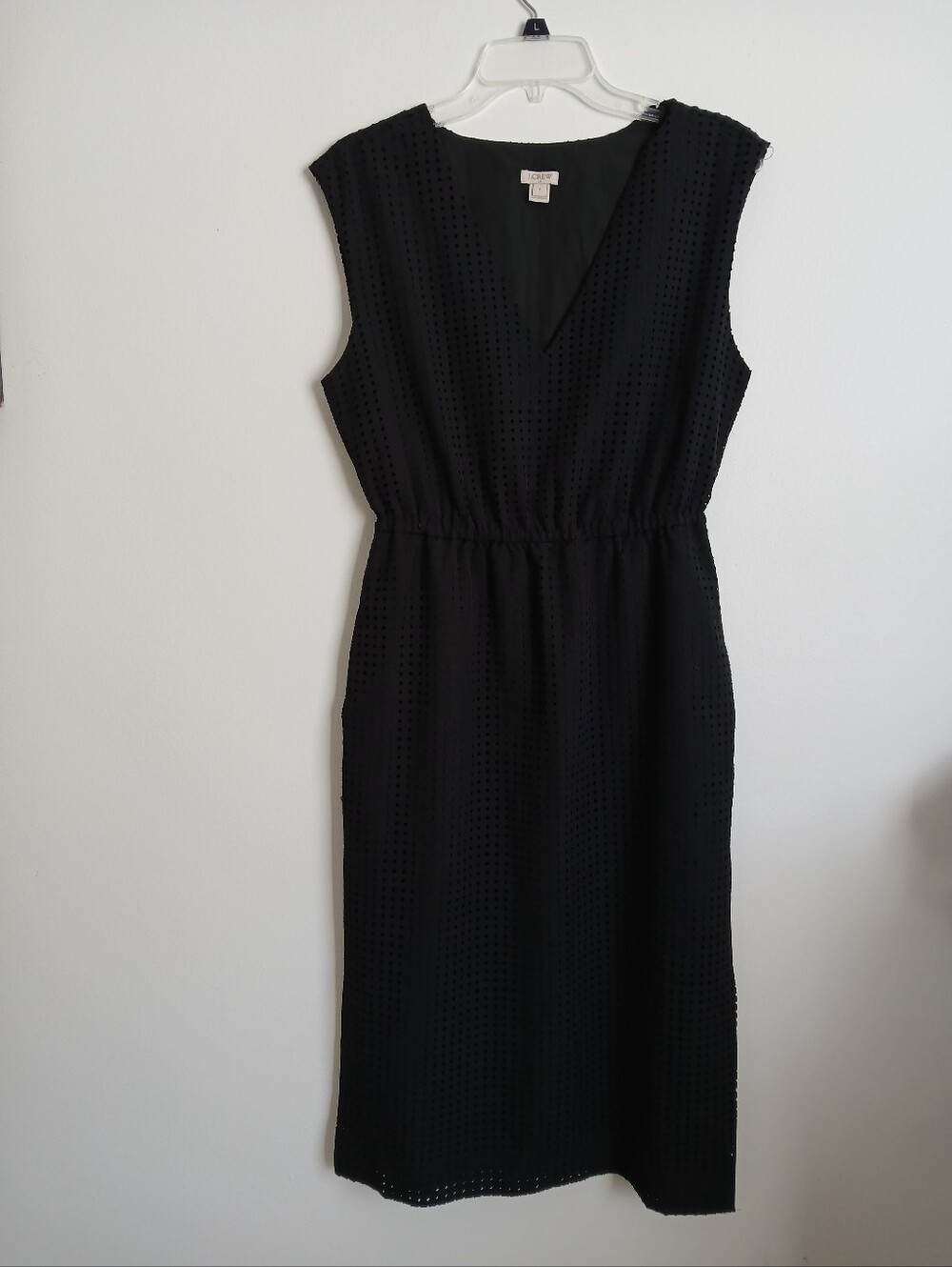 J Crew Black Dress Size 6 Lined
